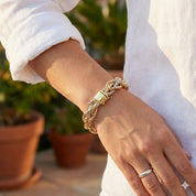 Bracciale - 18 carati Oro bianco, Oro giallo, Oro rosa