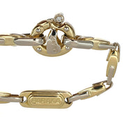 Collana - 18 carati Oro giallo, Oro bianco - 0.015ct. tw. Diamante (Naturale)