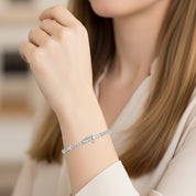 Bracciale - 18 carati Oro bianco - 1.21ct. tw. Diamante (Naturale)