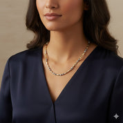 Collana - 18 carati Oro giallo, Oro bianco