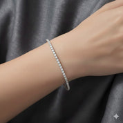 Bracciale - 18 carati Oro bianco - 2.23ct. tw. Diamante (Naturale)