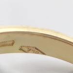 Anello 18 carati in oro giallo 18 kt con zirconi rubino